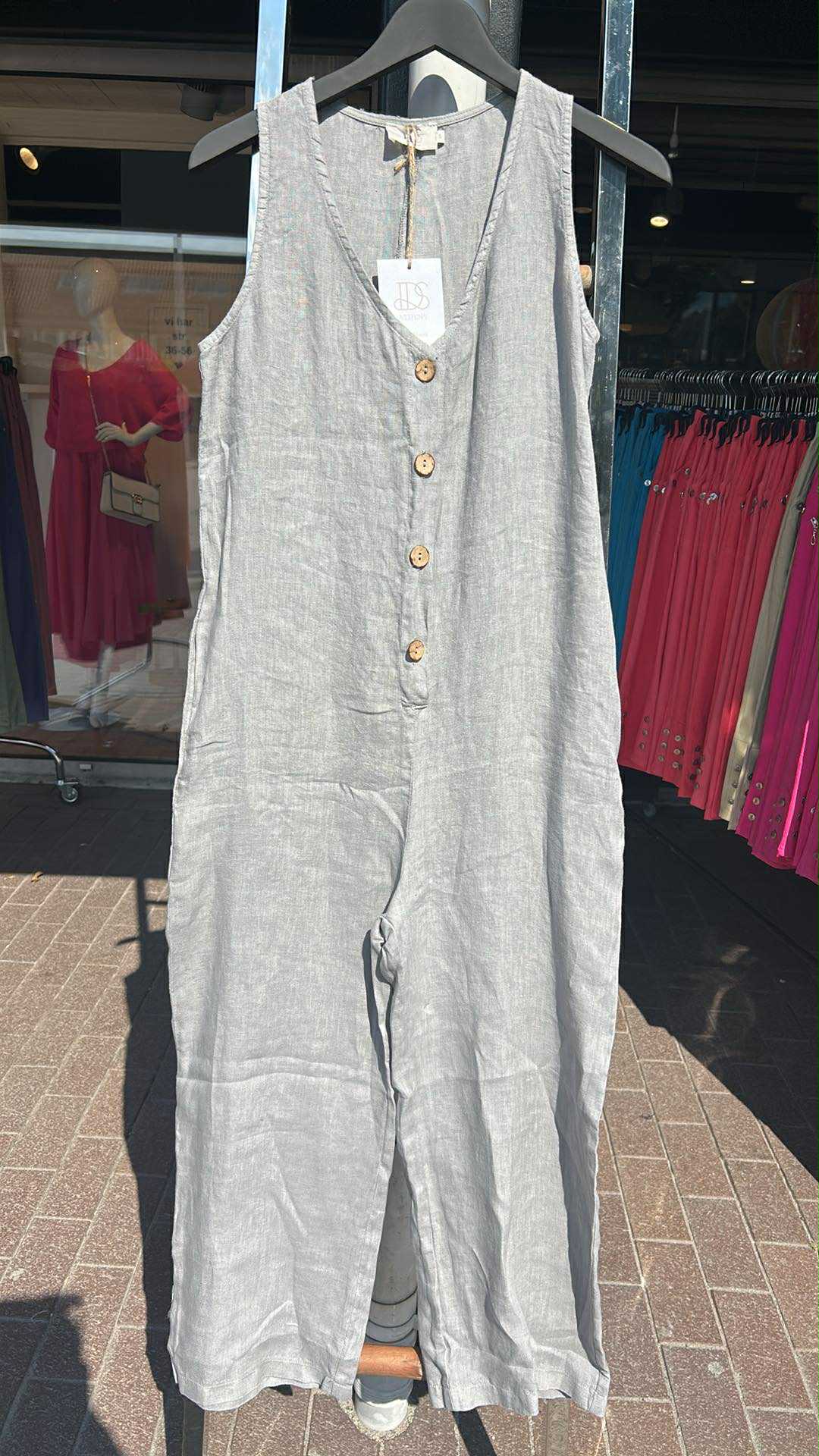 DS Collection jumpsuit, grå