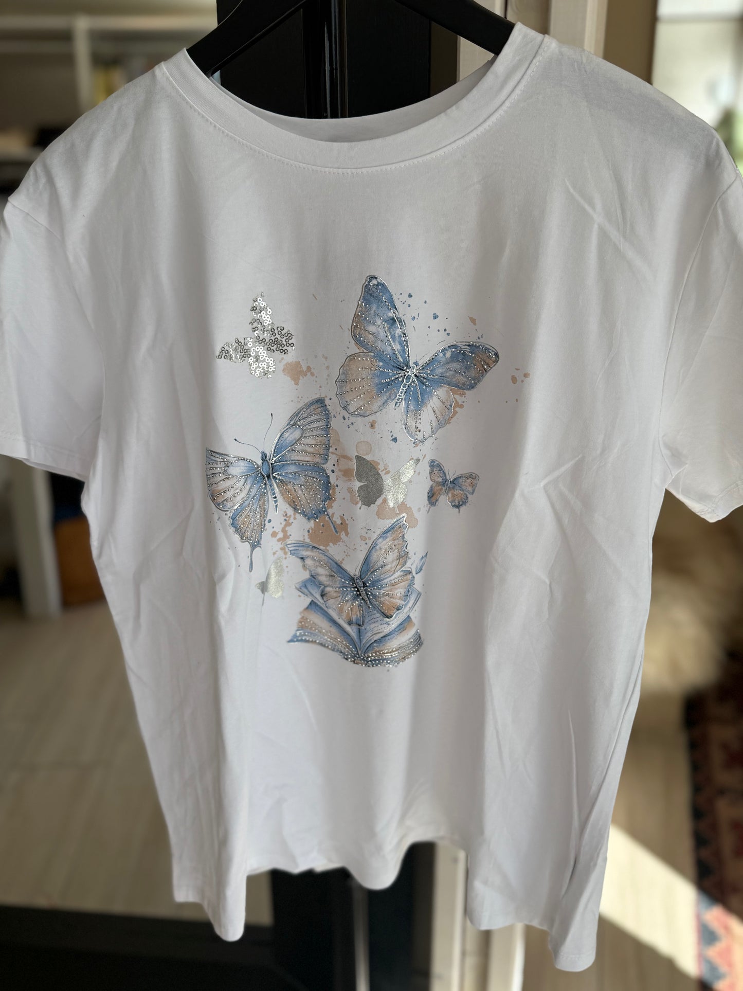 T-shirt -butterflye blue