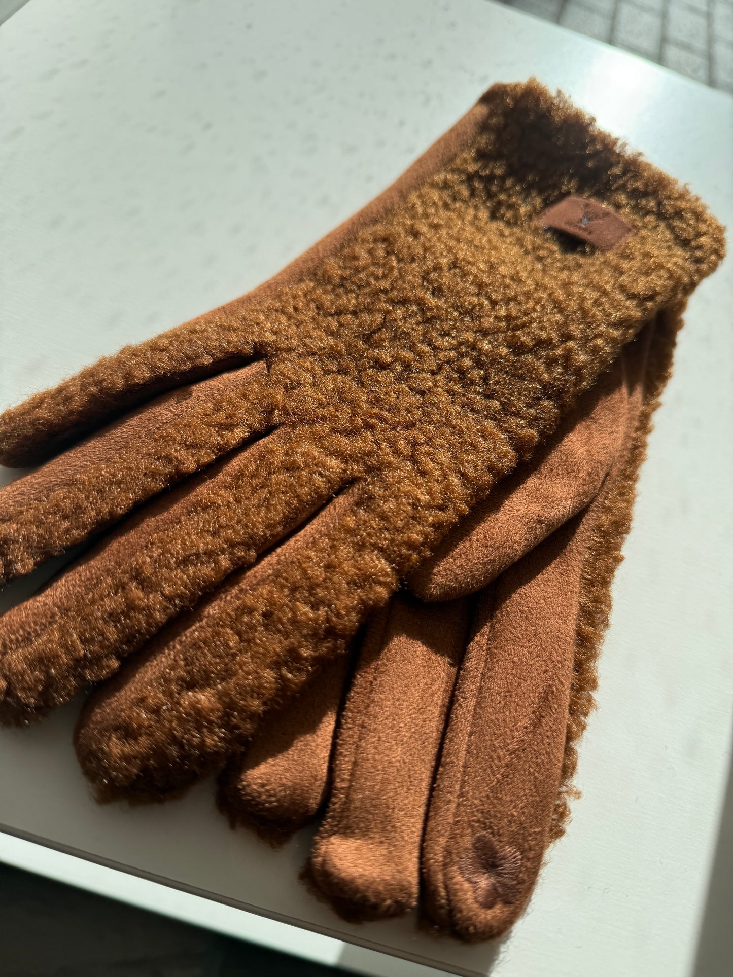 Hansker m/ touch på pekefinger og tommel