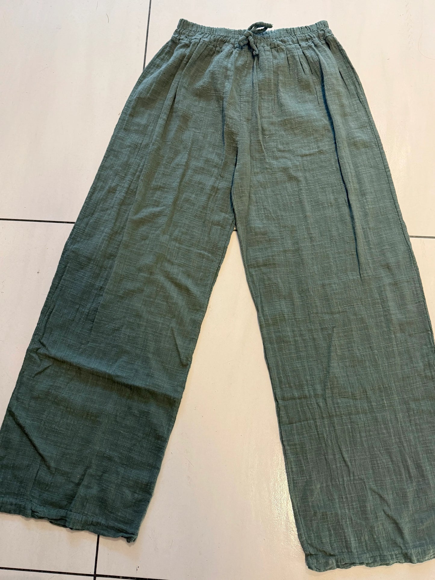 Cotton pants - green
