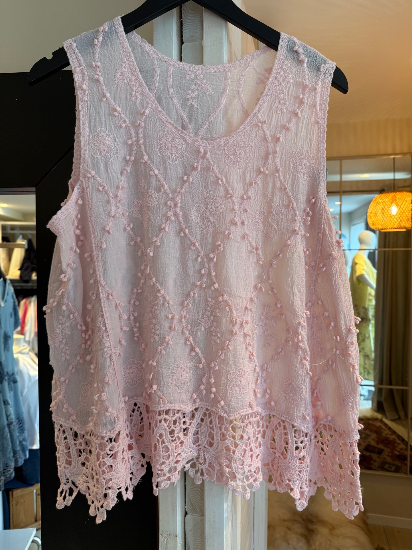 Marianne singlet blouse - pink