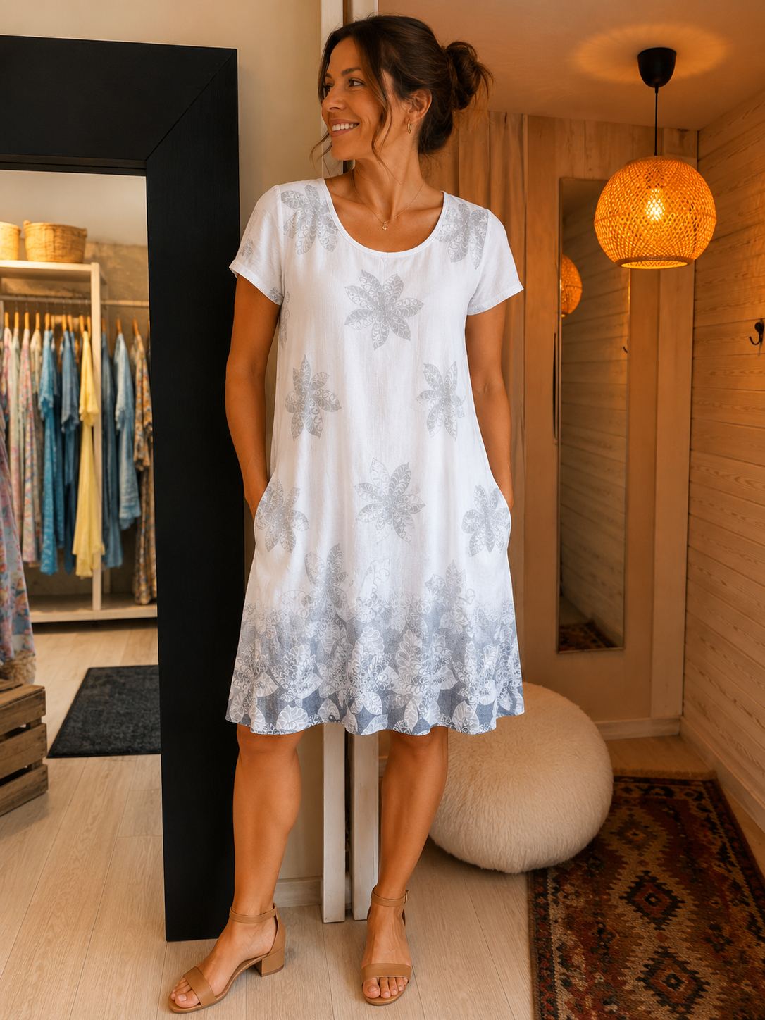 Heidi dress- white
