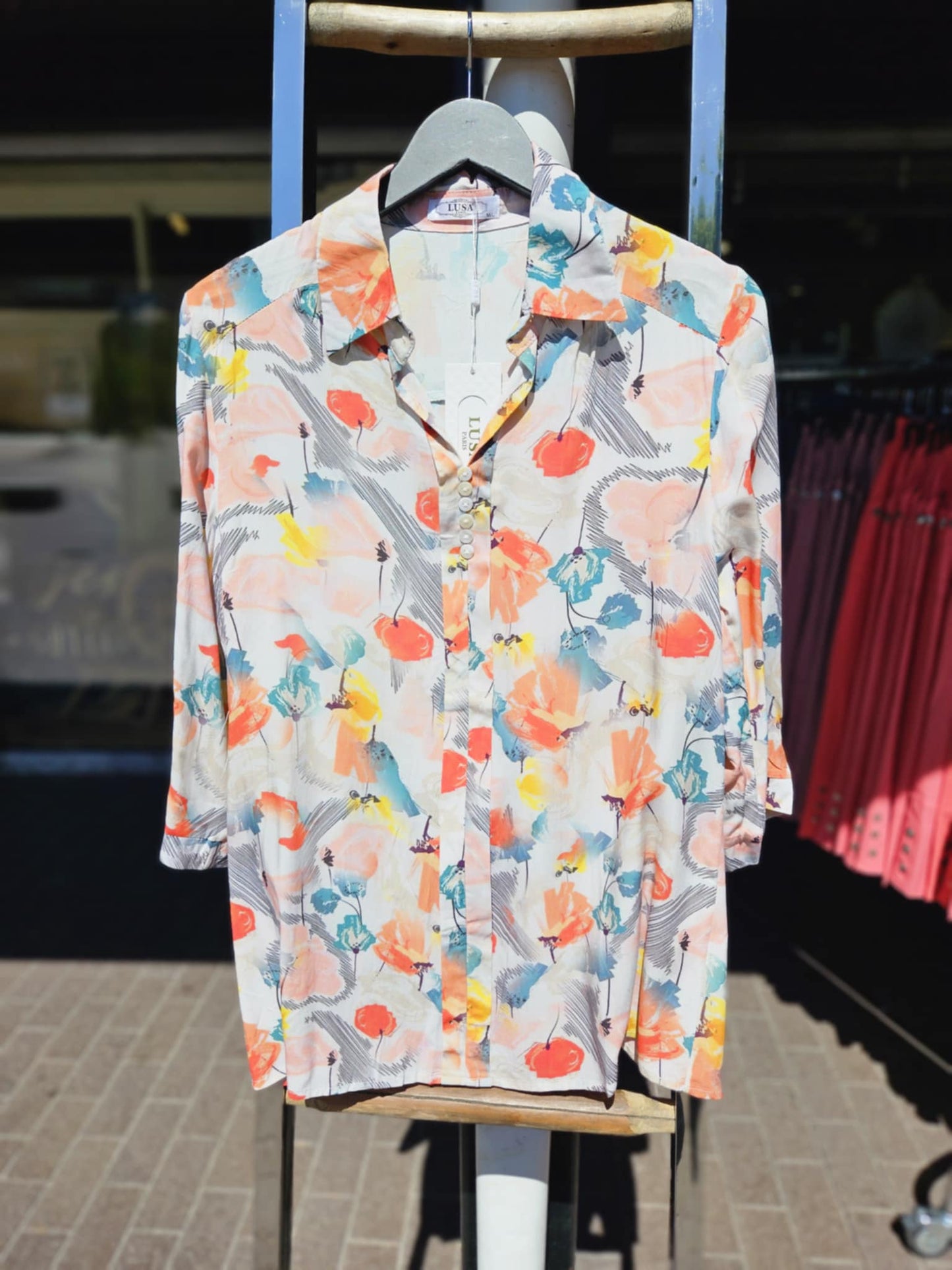 Lusa blouse- flower