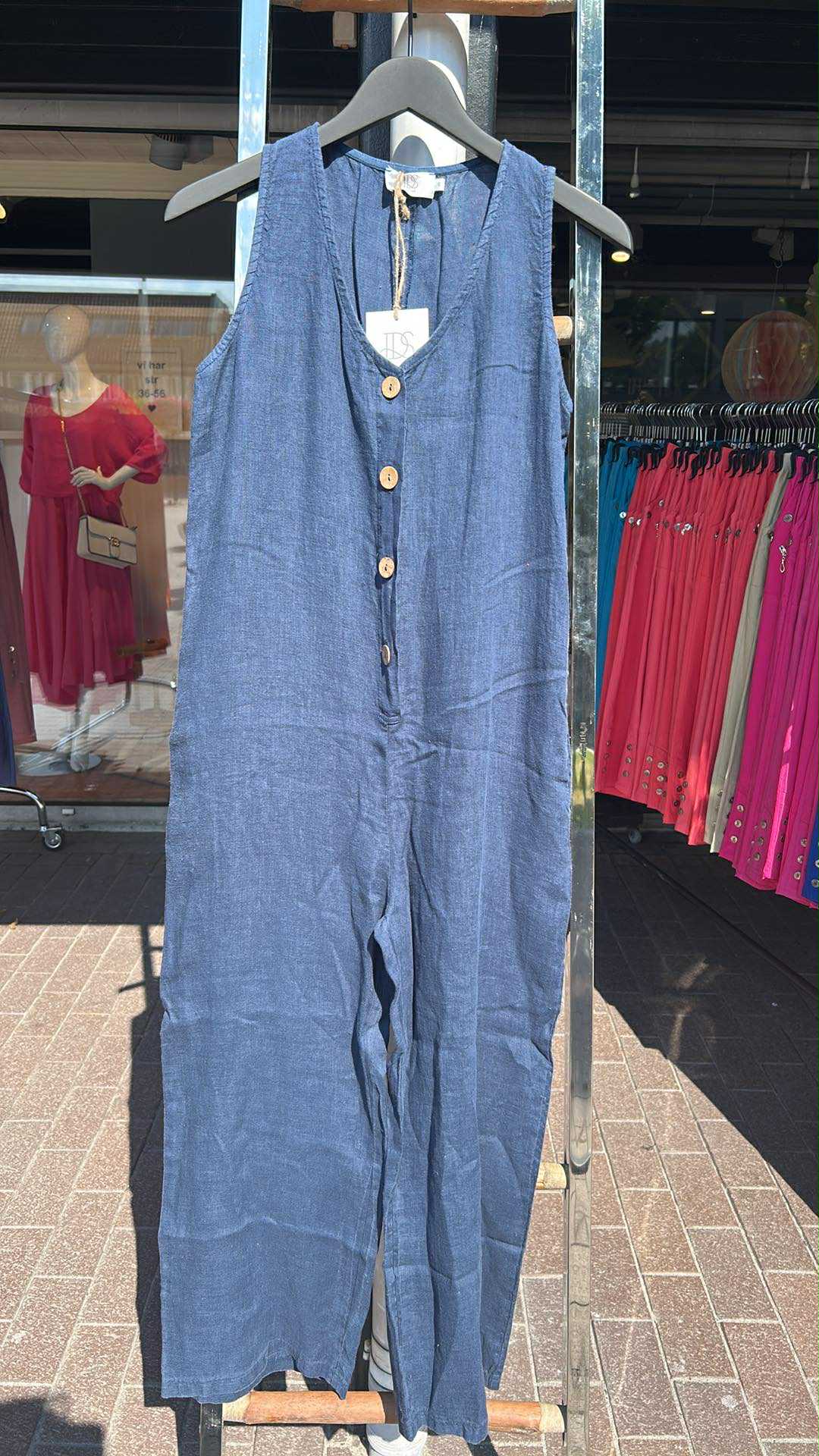 DS Collection jumpsuit, Mørkeblå