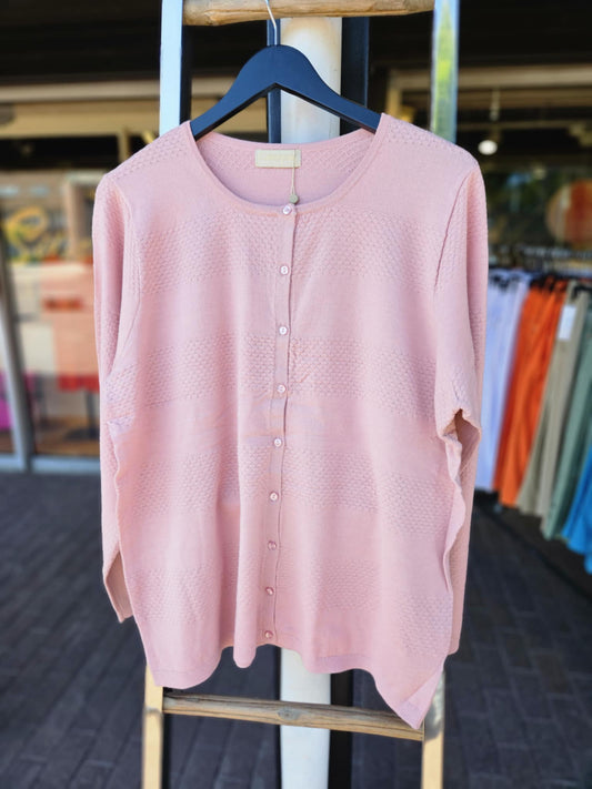 Cassiopeia Gerly Cardigan, gamle rosa,
