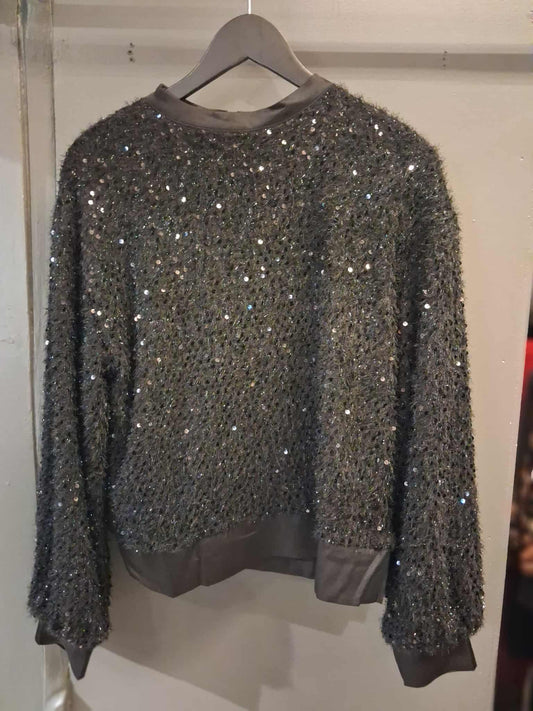 Secret by B glitter blouse sort