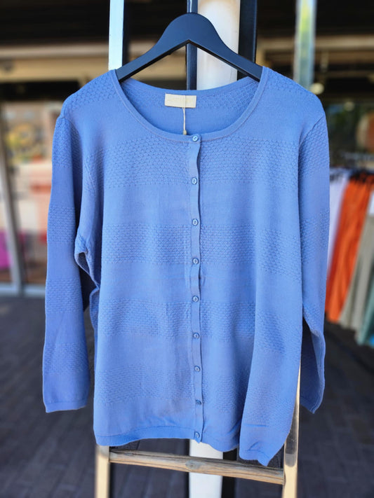 Cassiopeia Gerly Cardigan, blå,