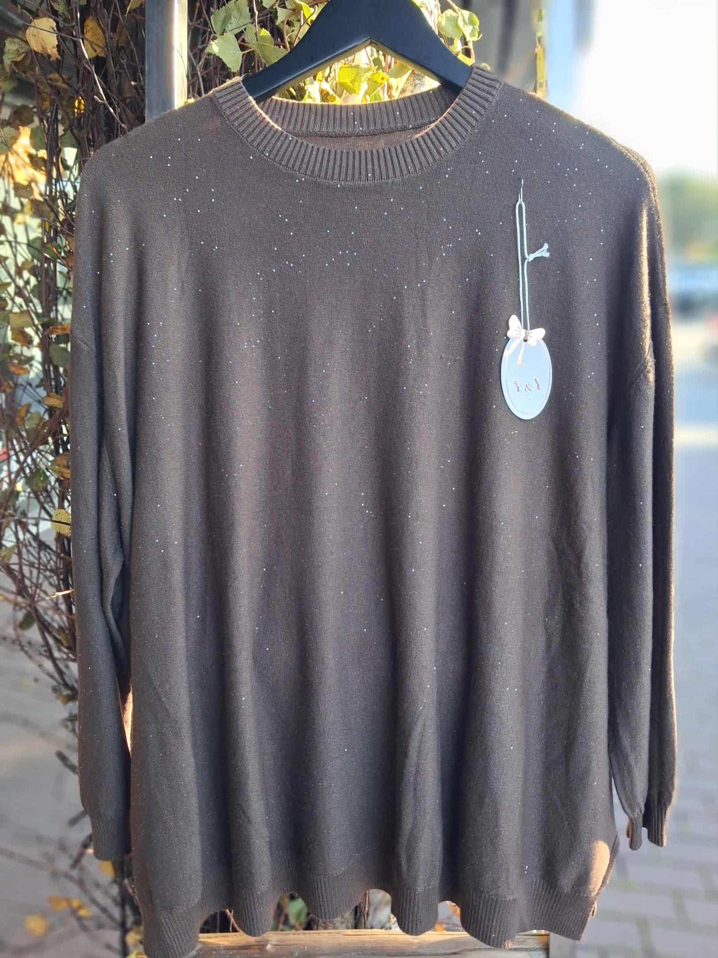 y&y Fashion overdel med glitter 4 ulike farger