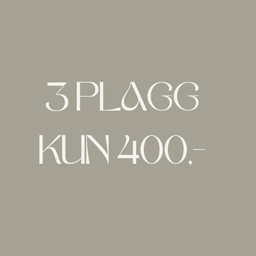 POSESALG- 3 PLAGG KUN 400,-