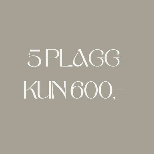 POSESALG- 5. PLAGG KUN 600,-