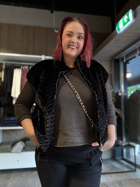 Bæltecompagniet vest sort