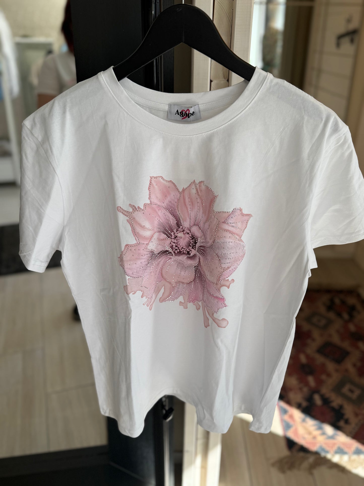 T-shirt flower pink