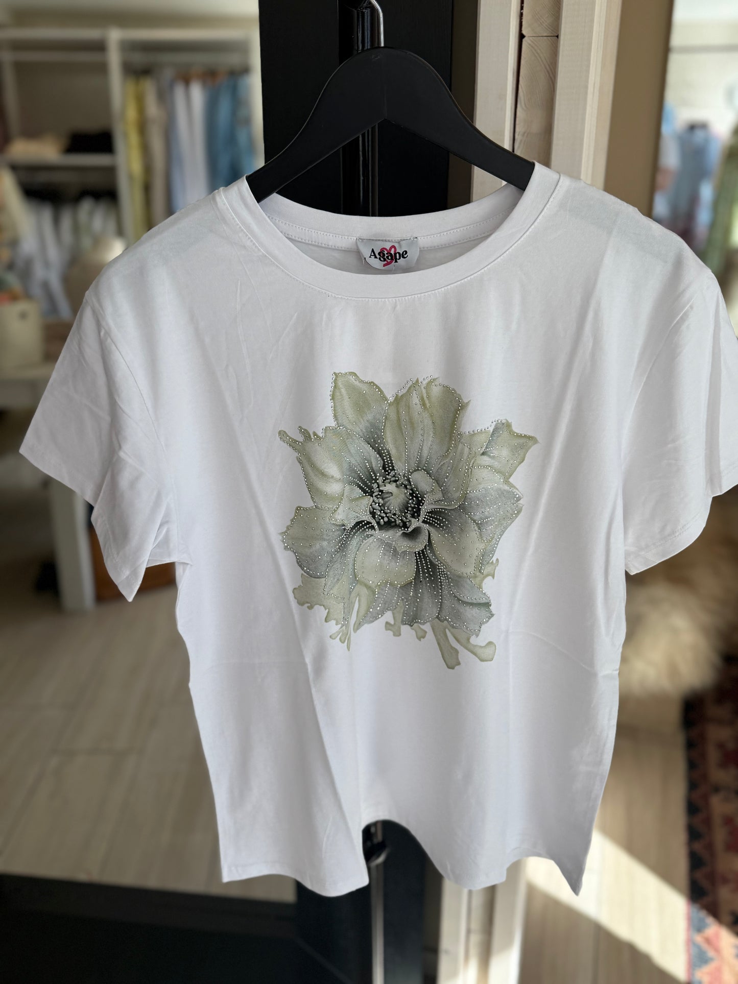 T-shirt flower green