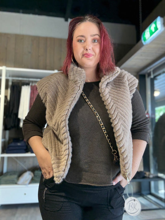 Bæltecompagniet vest beige