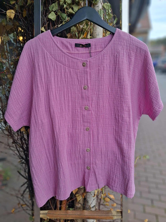 6am blouse pink