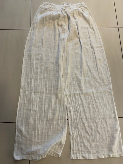 Cotton bukse- white