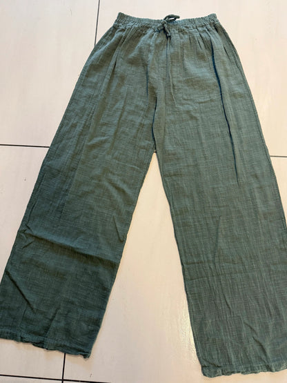 Cotton pants - green