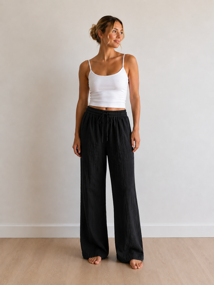 Cotton pant- black