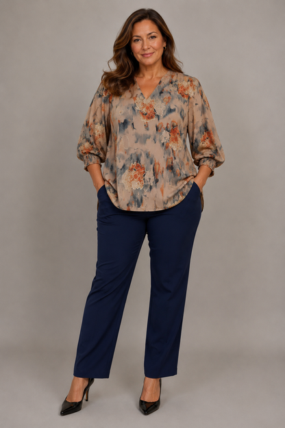 Nr 1 by ox - raglan blouse v-neck