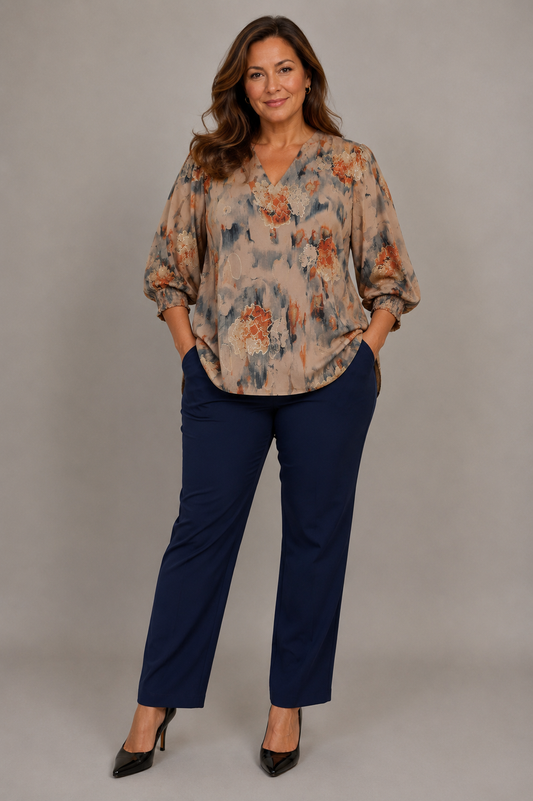 Nr 1 by ox - raglan blouse v-neck