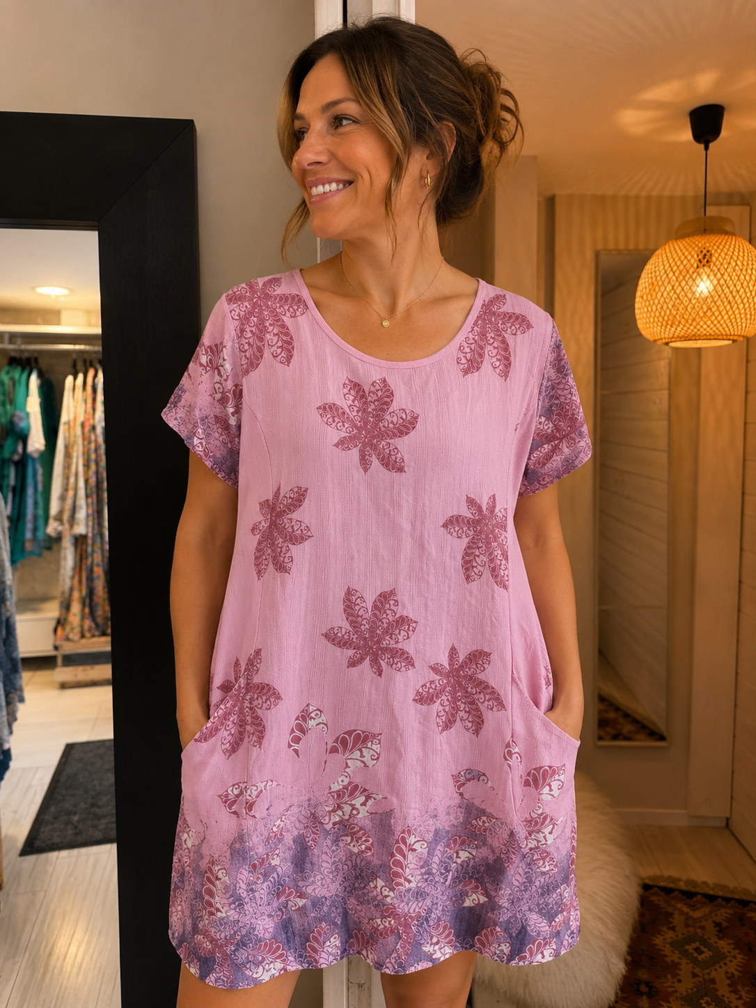 Heidi dress- pink