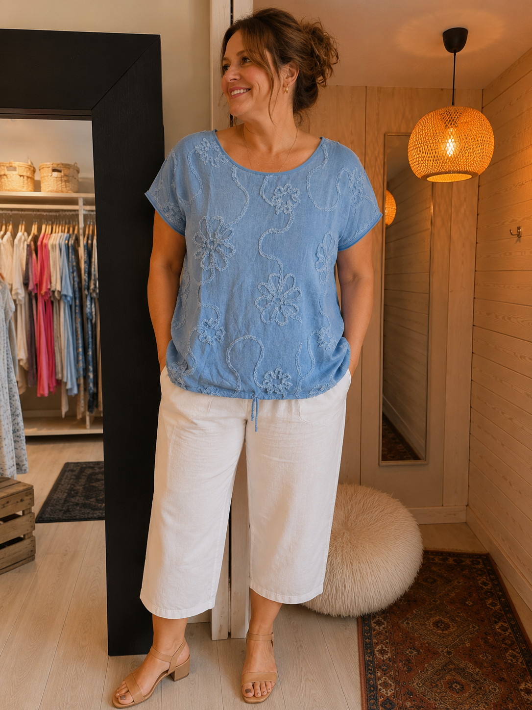 Just Moda - t-shirt blue