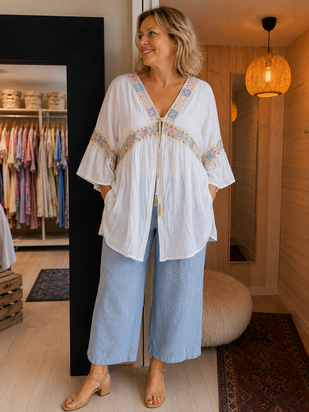 Savanna- blouse white