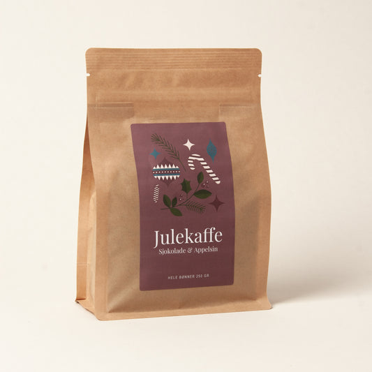 Julekaffe 2025 Appelsin og sjokolade 250g filtermalt