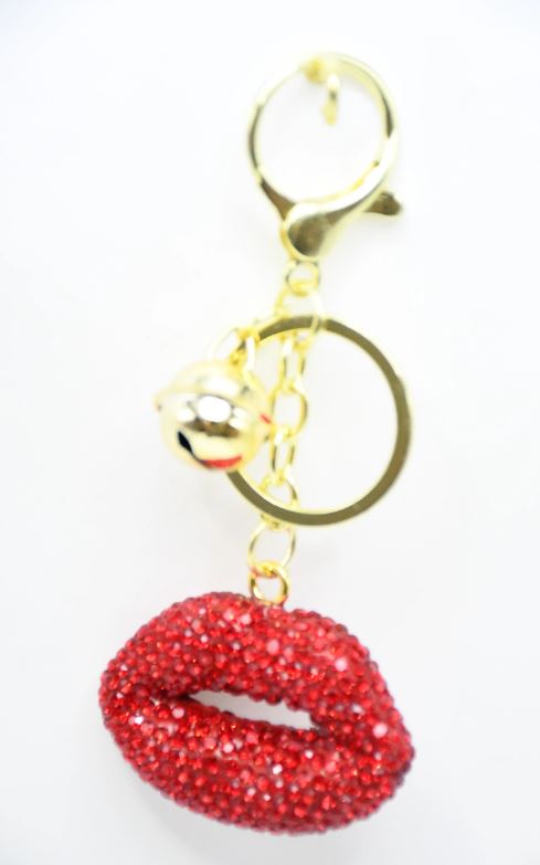 Key ring kiss lips