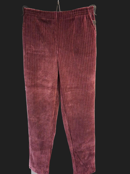 J.s.t cord fløyel burgunder NYHET