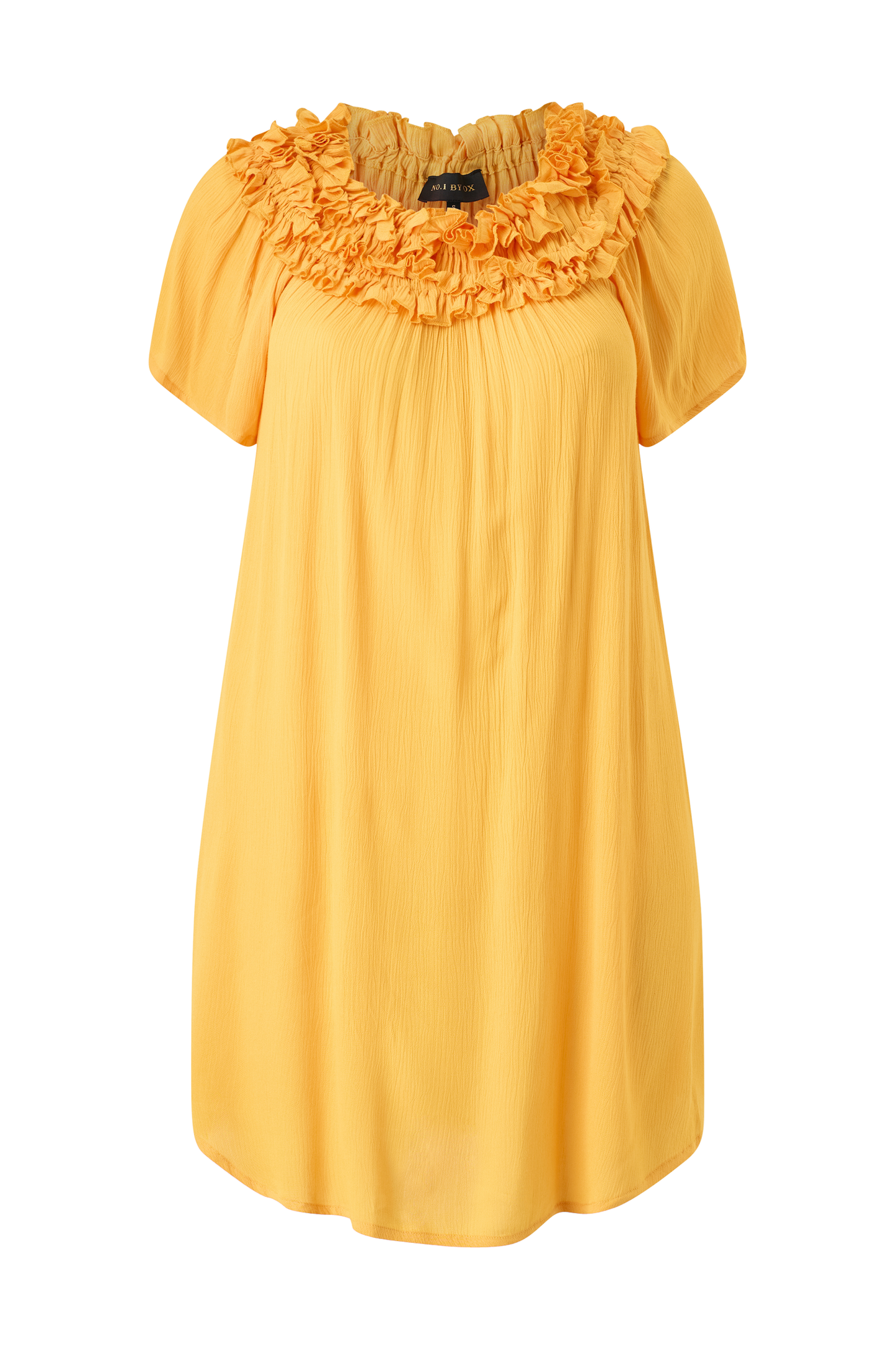 Nr 1 by ox- plus size dress, Double Ruffle Edge- flere farger