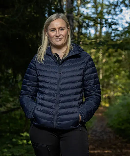 Røros dunjakke marine