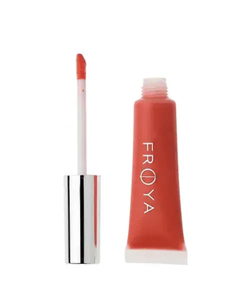 Frøya Silk Lipgloss No 10. Lys rosa med oransje undertoner