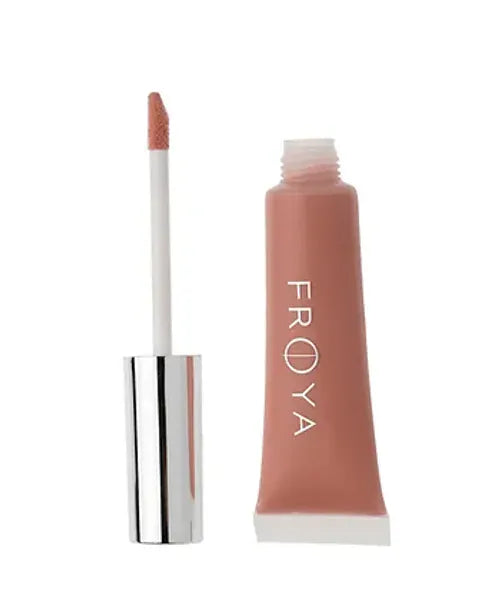Frøya Silk Lipgloss No 4. Beige/rosa med medium dekkevne