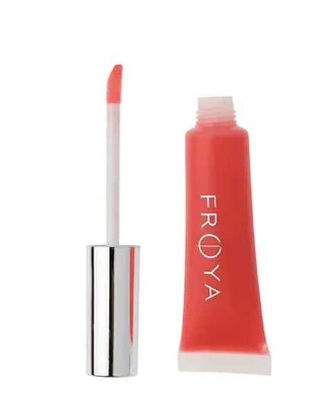 Frøya Silk Lipgloss No 1. Knall rosa med gjennomsiktig finish